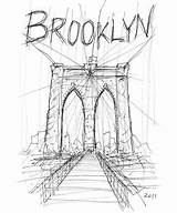 Brooklyn Bridge Drawing Sketch Coloring Google Drawings Nyc Draw Tattoo Sketches Tattoos Word Skyline Paintingvalley Bridges Search Template Pages Visit sketch template