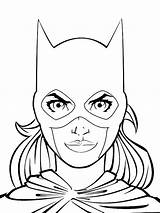 Batgirl sketch template