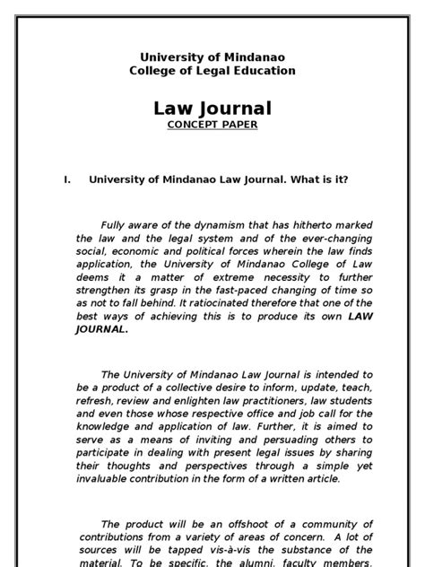 concept paper   law journal  law review legal education