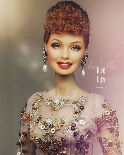 Doll Repaint Ooak Custom On Instagram “i Love Lucy Lucille Ball Doll