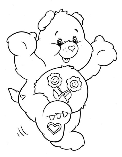 care bears coloring pages  kids bear coloring pages coloring
