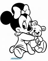 Coloring Pages Mouse Baby Minnie Printable Disney Popular sketch template