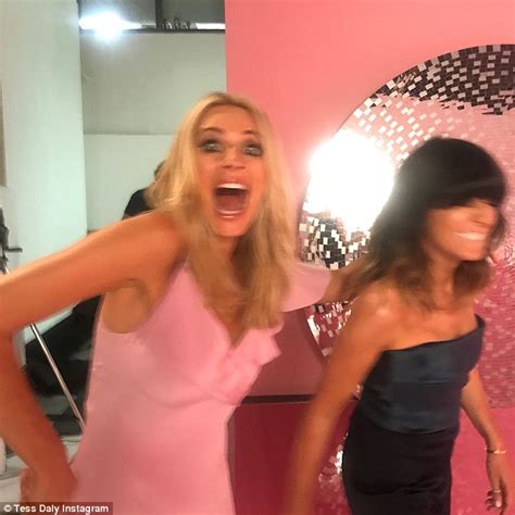 Strictly Come Dancing Tess Daly And Claudia Winkleman Behind The