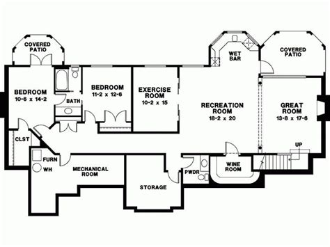 cool  bedroom house floor plans  home plans design