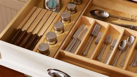 storage    store kitchen tools  flatware kitchen storage solutions utensil
