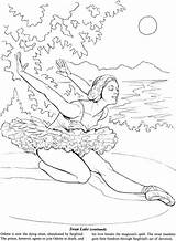 Ballets Ballet Dover Coloriage Danse Adults sketch template