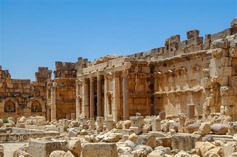 baalbek ruins  complex  temples  baalbek lebanon  located