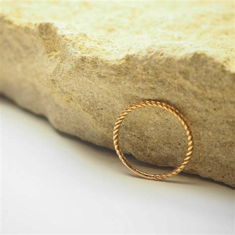 ct rose gold twist ring cerrone jewellers