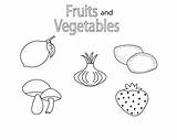 Vegetables Coloring Freecoloring sketch template