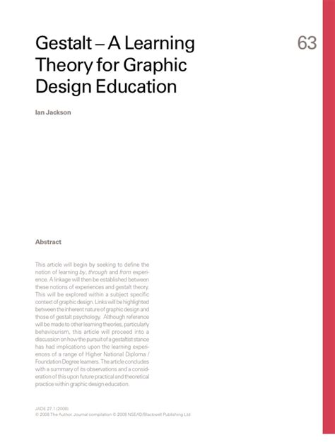 theory graphic design  thought learning