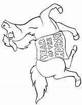 Horse Coloring Mustang Pages Colouring Popular Library Clipart sketch template