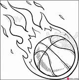 Baloncesto Jugadores sketch template