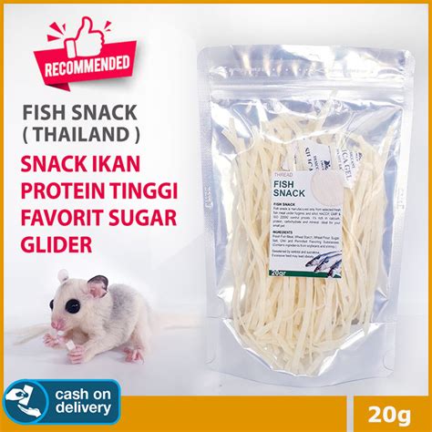 jual fish snack thailand sugar glider import snack favorit recomended kota tangerang selatan