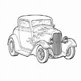 Rod Coloring Hot Pages Lowrider Car Drawings Street Drawing Cars Line Print Truck Book Adult Kids Colouring Color Sketch Rat sketch template