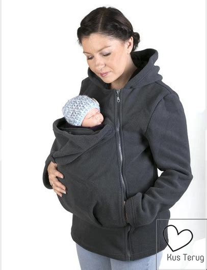 baby mama jas jas voor moeder en kind kus terug bear hoodie
