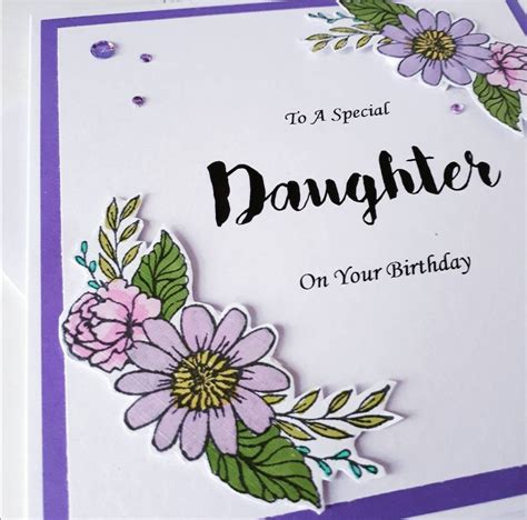 daughter birthday card birthday card  daughter special etsy uk