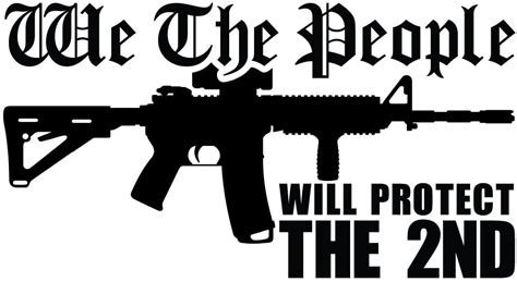 Bamfdecals We The People Ar15 Will Protect The