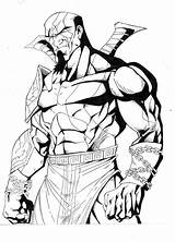 Ares God War Drawing Kratos Coloring Pages Sketch Template Clipartmag sketch template