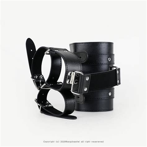 Leather Bondage Handcuffs Bdsm Armbinder Restraint Arms Behind Back