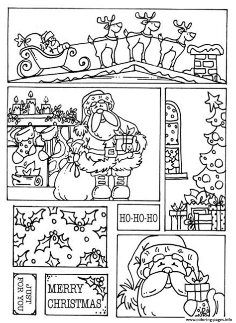 merry christmas  coloring christmas pages santaaea coloring page
