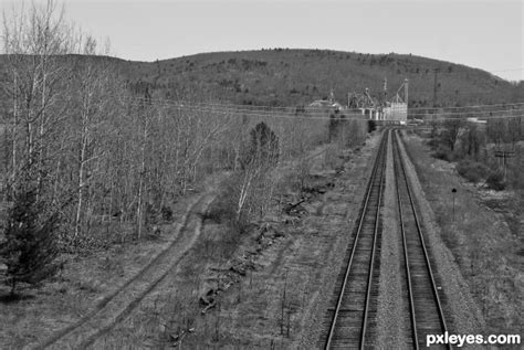 town picture  kyricom  train rails photography contest