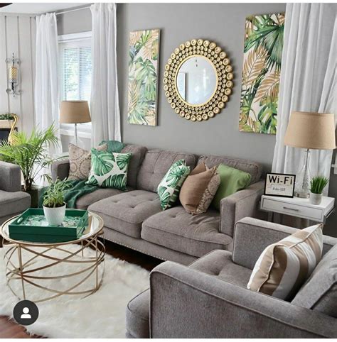 pin  anca bondor  beautiful homes   green living room decor