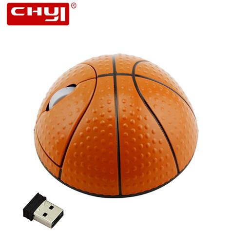 chyi wireless mouse ergonomic basketball ghz  dpi mini