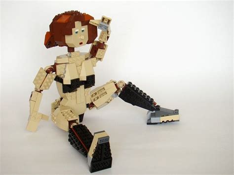 Lego Moc 8751 4884 Woman In Bikini And High Boots Creator Model