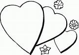 Coloring Heart Rainbow Pages Printable Popular sketch template