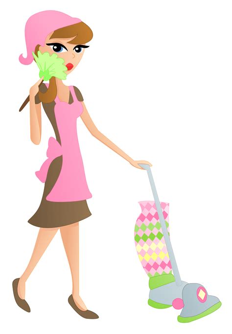 cleaning lady clipart background alade