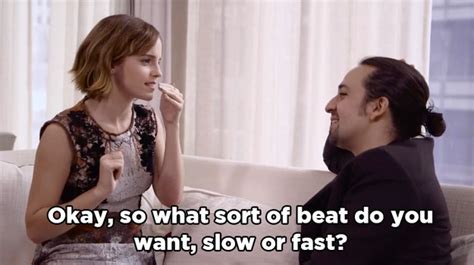 Emma Watson And Lin Manuel Miranda Are The Feminist Rap