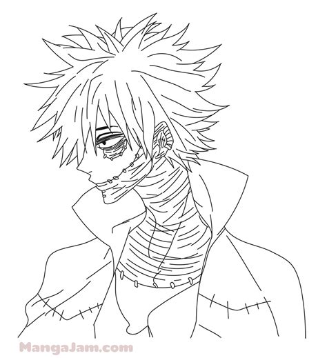 How To Draw Dabi From Boku No Hero Academia