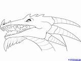 Dragon Dragoart Getdrawings sketch template