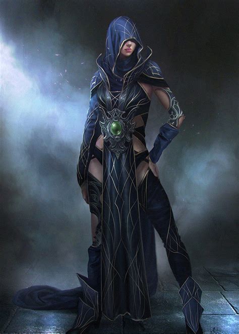 Shadow Side Female Characters Fantasy Character Design Character Art