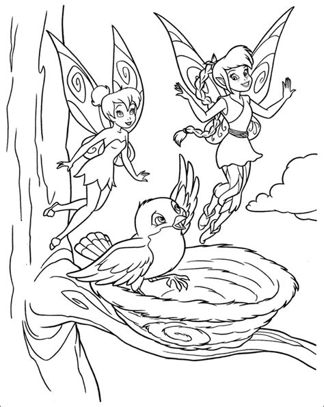 tinkerbell coloring pages teach kids    fun