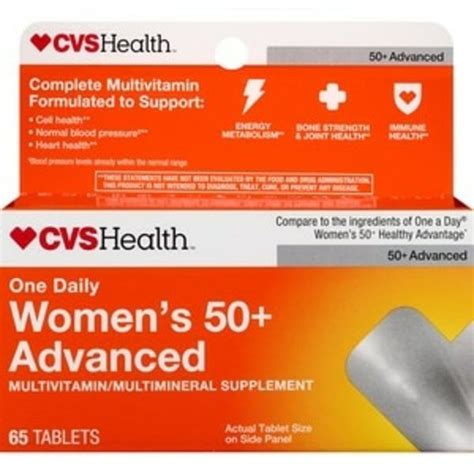 Cvs Health Women S 50 Advanced Multivitamin Multimineral Supplement