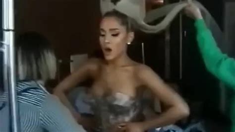Ariana Grande Topless While Fitting Her Dress Full Video