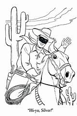 Coloring Ranger Lone Pages Western Sheets Horse Kids Color West Adult Wild Tonto Texas Wayne John Print Printable Adults Colouring sketch template