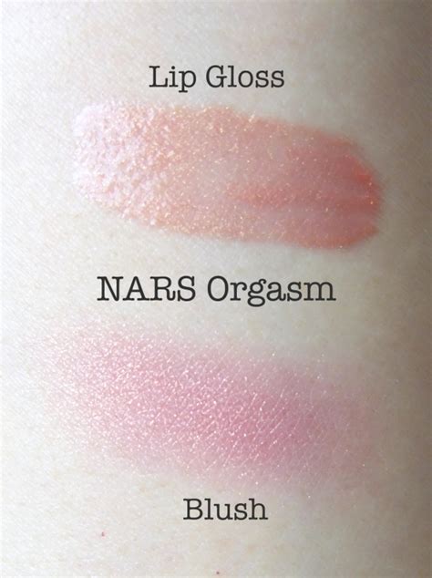 Review Swatch Nars Lip Gloss Orgasm Lenallure