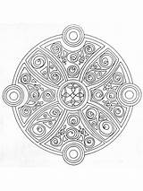 Pages Celtic Knot Coloring Adult Adults Printable Template sketch template