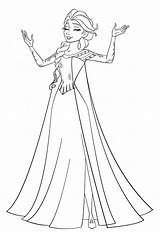 Elsa Prinzessin Malvorlagen Windowcolor sketch template