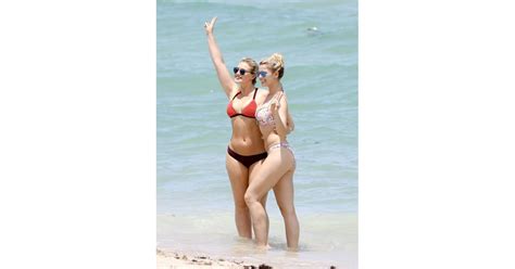 iskra lawrence in a bikini on the beach in miami july 2016 popsugar celebrity photo 14