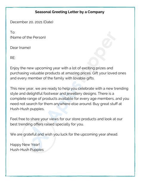 sample greeting letters format examples    write greeting letters