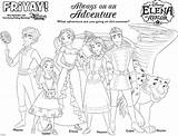 Coloring Elena Avalor Pages Disney Popular sketch template