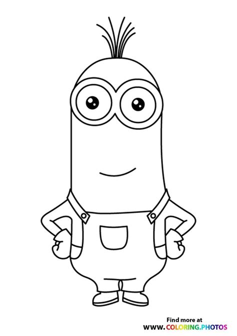 minions bob coloring pages  kids