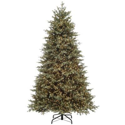 home accents holiday  ft pre lit led color changing artificial christmas tree
