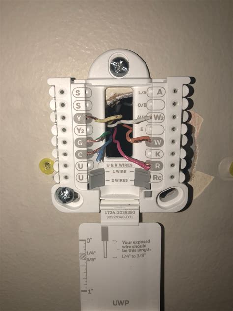 honeywell thermostat wiring  wire  wire  honeywell thermostat
