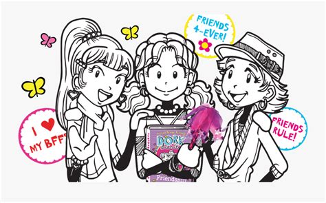 dork diaries friendship box  transparent clipart clipartkey