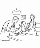 Doctor Coloring Pages Kids Understanding Activity Profession Need Go sketch template