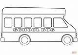 Coloring Bus School Printable Pages Online Template Print Schoolbus Car sketch template